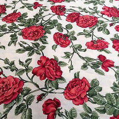 44' Floral Print 100% Cotton Fabric Craft Renaissance Patchwork M302 Mtex - Midland Textiles & Fabric