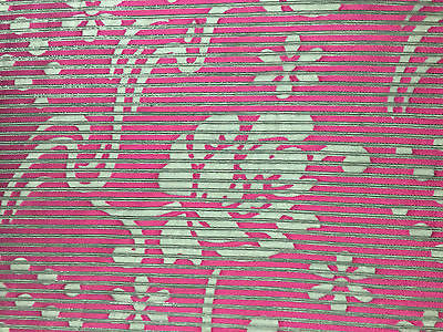 Pin striped Floral Burnout Georgette Chiffon fabric 45' M145-36-37 Mtex - Midland Textiles & Fabric