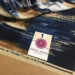 Artistic Two Tonal Shaded Royal Micro Matt Satin Fabric 58' M168 Mtex - Midland Textiles & Fabric