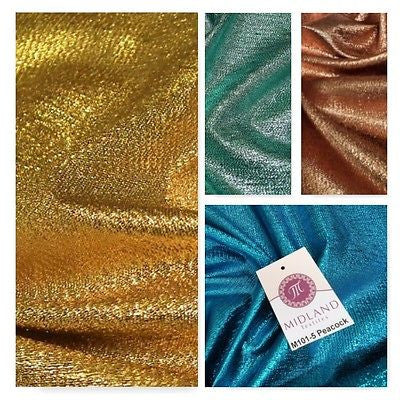 Metallic Shiny Tissue Lame Craft and Dress Fabric 55' wide M101 Mtex - Midland Textiles & Fabric