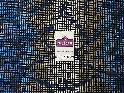 Spotted printed ity stretch jersey Lycra dress Fabric 58' wide M640 Mtex - Midland Textiles & Fabric
