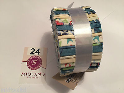 Jelly Rolls 40 strippers 100% cotton 2.5' Width by 42' length M550 Mtex - Midland Textiles & Fabric