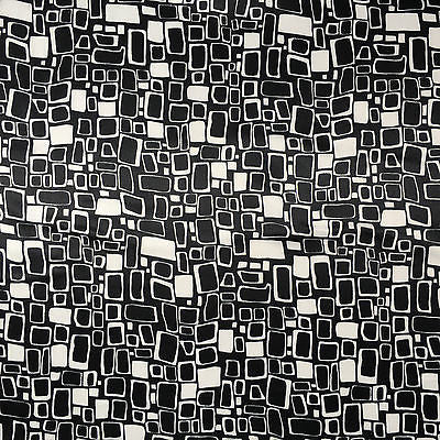 White and Grey Mango Satin High Street Printed Dress Fabric 58' M401-39 Mtex - Midland Textiles & Fabric