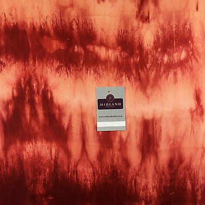 Tie Dye Youryu crinkle printed dress and scarf fabric 58' Wide M696 Mtex - Midland Textiles & Fabric