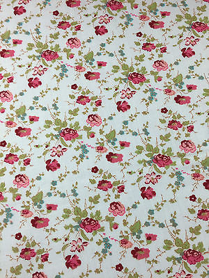 Vinatge Floral poly cotton print dress craft fabric 44' Wide M353 Mtex - Midland Textiles & Fabric