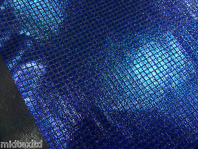SHIMMER LAME FOIL FABRIC ON BLACK JERCEY STRETCHY WITH CHECK EFFECT 60" M6 - Midland Textiles & Fabric