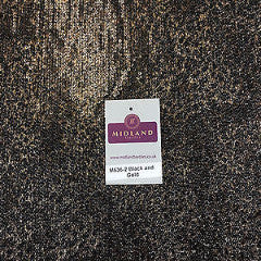 Animal Print Sequin One way stretch dress fabric 55' Wide M636 Mtex - Midland Textiles & Fabric