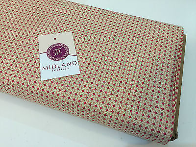 Multi Scandi 100% Cotton Christmas themed Patchwork & Crafting  Fabric 45' Mtex - Midland Textiles & Fabric