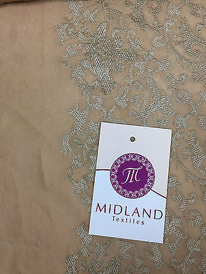 Luxury Crepe Fabric Metallic Embroidery 36' M243 Mtex - Midland Textiles & Fabric