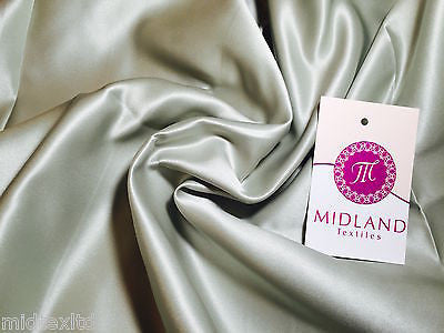 Peau-De-Soie 100% Polyester medium  Matt Satin wedding dresses fabric M601 - Midland Textiles & Fabric