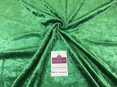 Crushed Velvet Velour One way stretch Dress & Craft Fabric 58' M628 Mtex - Midland Textiles & Fabric