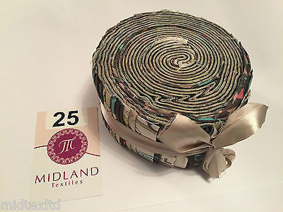 Jelly Rolls 40 strippers 100% cotton 2.5' Width by 42' length M550 Mtex - Midland Textiles & Fabric