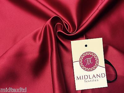 Peau-De-Soie 100% Polyester medium  Matt Satin wedding dresses fabric M601 - Midland Textiles & Fabric