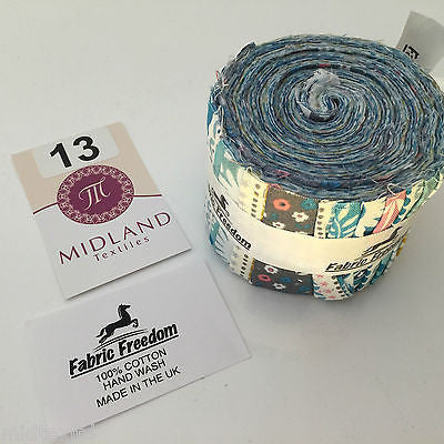 Mini Jelly Rolls 20 strippers 100% cotton 2.5' Width by 42' length M551 Mtex - Midland Textiles & Fabric