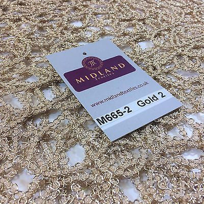 Metallic Wedding Net Mesh lace Dress fabric 50'  Wide M665 Mtex - Midland Textiles & Fabric