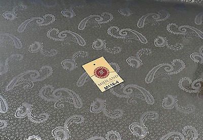 Two Toned Paisley Satin Jacquard Dress Fabric 58' Wide M116 Mtex - Midland Textiles & Fabric