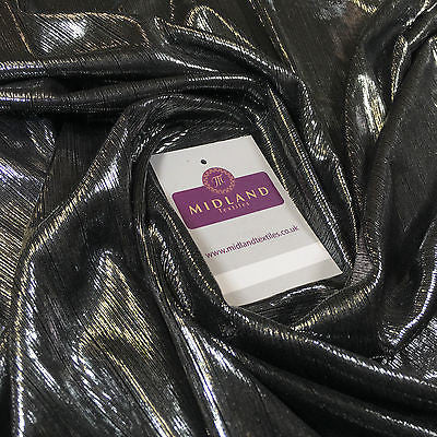 Shiny Metallic Corduroy Lame 1 way stretch Dress Fabric 40' wide M699 Mtex - Midland Textiles & Fabric