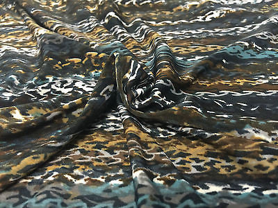 Multi Coloured Striped printed ity Jersey Lycra Stretch Fabric 58' M167 Mtex - Midland Textiles & Fabric