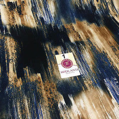 Artistic Two Tonal Shaded Royal Micro Matt Satin Fabric 58" M168 Mtex - Midland Textiles & Fabric