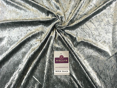 Crushed Velvet Velour One way stretch Dress & Craft Fabric 58' M628 Mtex - Midland Textiles & Fabric