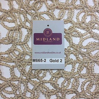 Metallic Wedding Net Mesh lace Dress fabric 50"  Wide M665 Mtex - Midland Textiles & Fabric