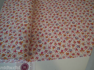 Mushroom Print 100% Cotton Poplin Fabric, 45" Wide Craft Cotton M27 - Midland Textiles & Fabric