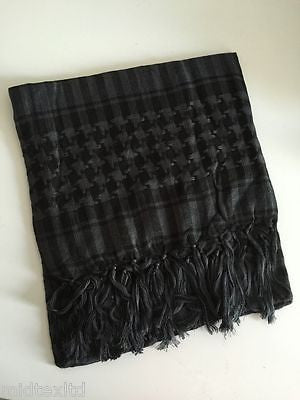 Cotton Checkered Arab Keffiyeh Shemagh Arafat Scarf Stole Neck Wrap M14 Mtex - Midland Textiles & Fabric