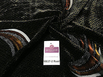 Burnout Velvet with Spangle Glitter dress fabric 55' wide M637 Mtex - Midland Textiles & Fabric