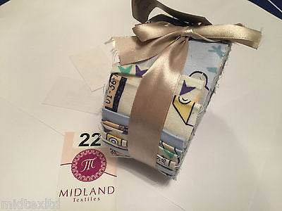 Jelly Rolls 40 strippers 100% cotton 2.5' Width by 42' length M550 Mtex - Midland Textiles & Fabric