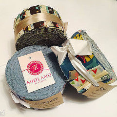 Mini Jelly Rolls 20 strippers 100% cotton 2.5" Width by 42" length M551 Mtex - Midland Textiles & Fabric