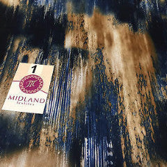 Artistic Two Tonal Shaded Royal Micro Matt Satin Fabric 58" M168 Mtex - Midland Textiles & Fabric