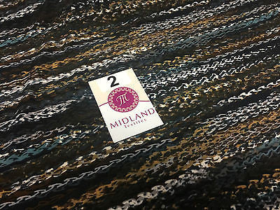 Multi Coloured Striped printed ity Jersey Lycra Stretch Fabric 58" M167 Mtex - Midland Textiles & Fabric