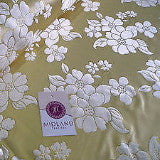 45' wide Floral Blossom Satin Brocade Dress Fabric -  M42 Mtex - Midland Textiles & Fabric