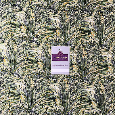 Artistic Waves Peach Crepe High Street Printed Dress Fabric 58'  M401 Mtex - Midland Textiles & Fabric