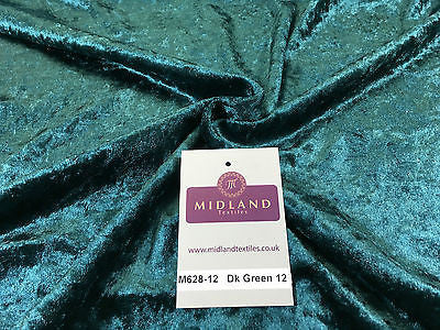 Crushed Velvet Velour One way stretch Dress & Craft Fabric 58' M628 Mtex - Midland Textiles & Fabric