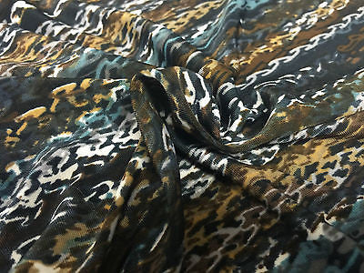 Multi Coloured Striped printed ity Jersey Lycra Stretch Fabric 58' M167 Mtex - Midland Textiles & Fabric