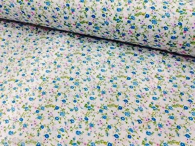 Vintage  floral ditsy Shabby Chic poly cotton printed fabric 44' Wide M341 Mtex - Midland Textiles & Fabric