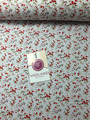 Small Ditsy Floral poly cotton print dress craft fabric 44" Wide M348 Mtex - Midland Textiles & Fabric