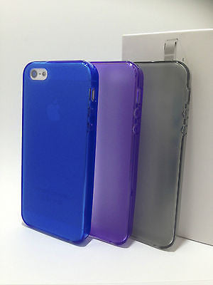 Ultra Thin Slim Fit TPU Gel Skin Case Cover for Apple iPhone SE   CODE M1 - Midland Textiles & Fabric