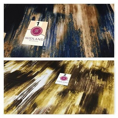 Artistic Two Tonal Shaded Royal Micro Matt Satin Fabric 58' M168 Mtex - Midland Textiles & Fabric