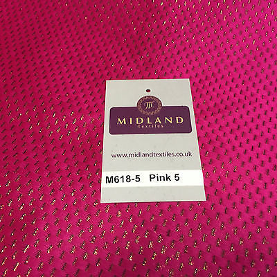 Indian Metallic Shimmer Lame Banarsi Jacquard Brocade Fabric 44' Wide M618 - Midland Textiles & Fabric