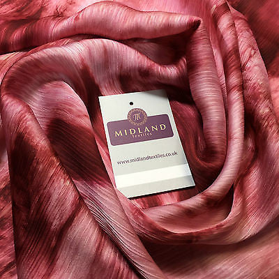 Tie Dye Youryu crinkle printed dress and scarf fabric 58' Wide M696 Mtex - Midland Textiles & Fabric