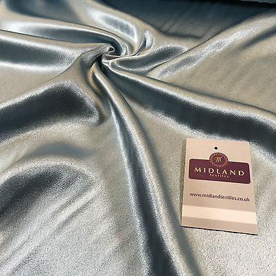Satin Backed Crepe Bridal & Evening Dress Fabric Medium Weight 44' M688 Mtex - Midland Textiles & Fabric