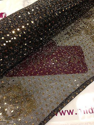 Sequin 3mm fabric sparkly shiny american knit 100cm Clothing M66 Mtex - Midland Textiles & Fabric
