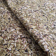 44' Leaf Print 100% Cotton Fabric Craft Dressmaking Patchwork Midtex M301 F953 - Midland Textiles & Fabric