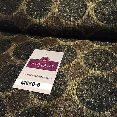 Woven Tussar 100% Silk Printed dress and cushion Fabric 44" M680 Mtex - Midland Textiles & Fabric