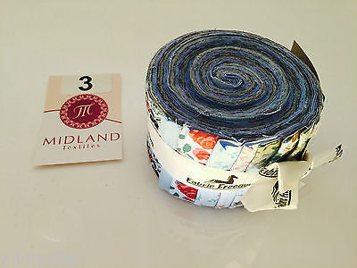 Mini Jelly Rolls 20 strippers 100% cotton 2.5' Width by 42' length M551 Mtex - Midland Textiles & Fabric
