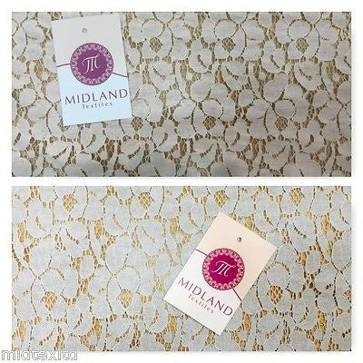 Soft Cotton Rich Lace fabric  58" M186-5 & 6 Mtex - Midland Textiles & Fabric