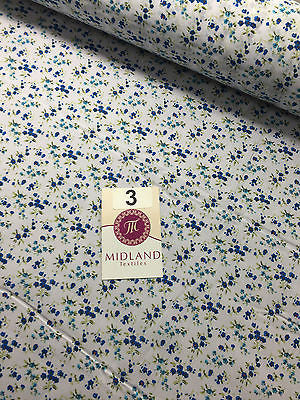 Small Ditsy Floral poly cotton print dress craft fabric 44' Wide M348 Mtex - Midland Textiles & Fabric