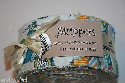 Jelly Rolls 40 strippers 100% cotton 2.5' Width by 42' length M550 Mtex - Midland Textiles & Fabric